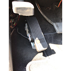 Vehicle Modification - Left Foot Gas Pedal